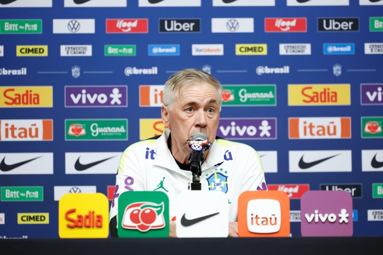 Ancelotti habla en rueda de prensa | Fuente (@CBF)