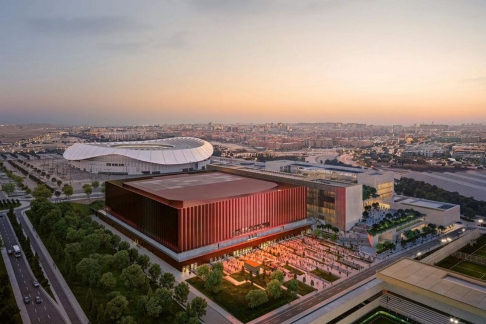 nuevo pabellon centro acuático | Fuente: Ayuntamiento de la Comunidad de Madrid / Barsento