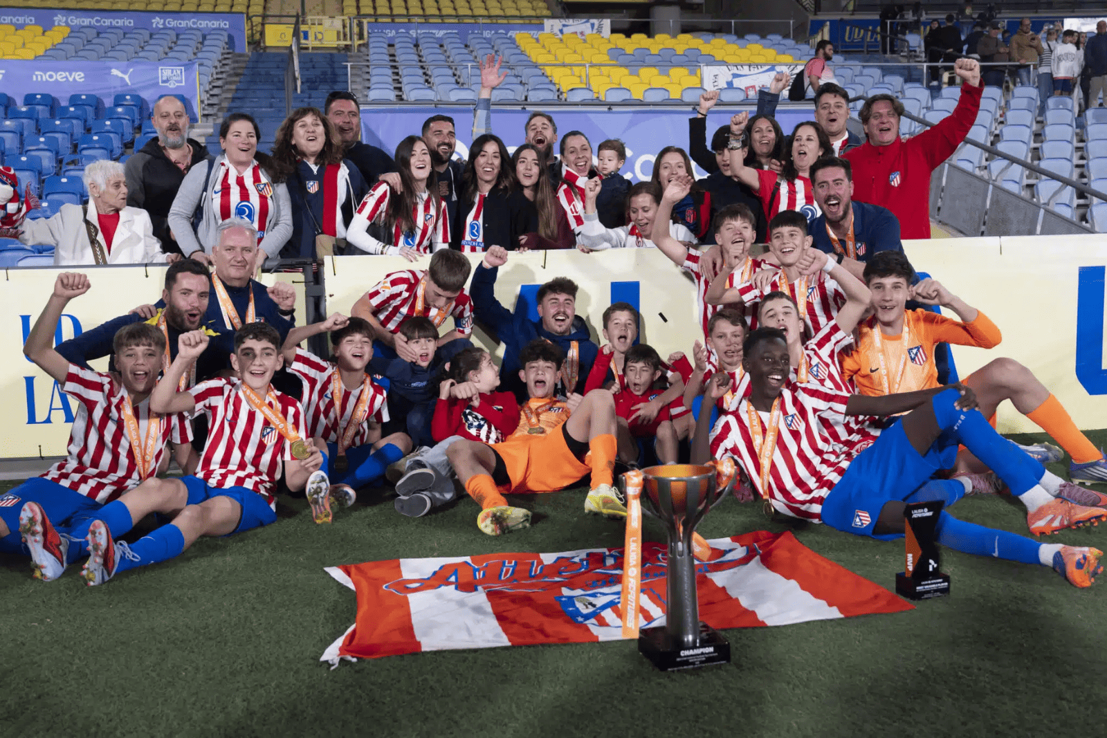 El Atlético de Madrid se proclamó campeón del XXIX Torneo Internacional La Liga FC Futures | Fuente (Fundación JRDLM)