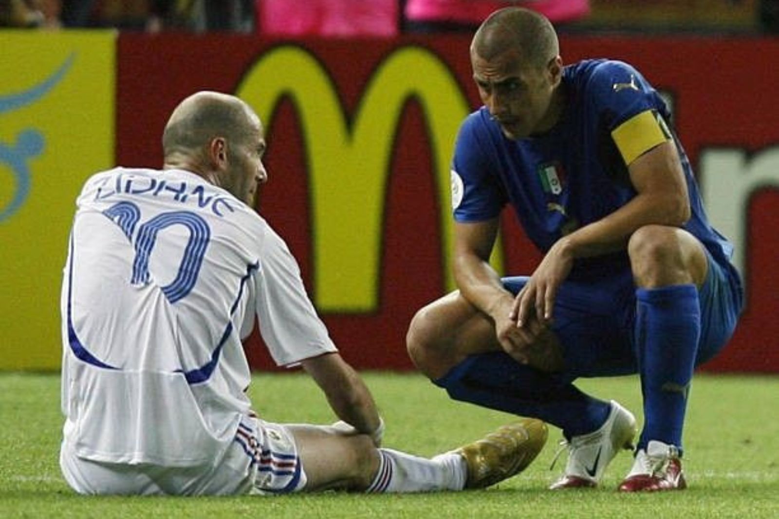 Zidane en la final del Mundial 2006 | Fuente @aeren88 (Pinterest)