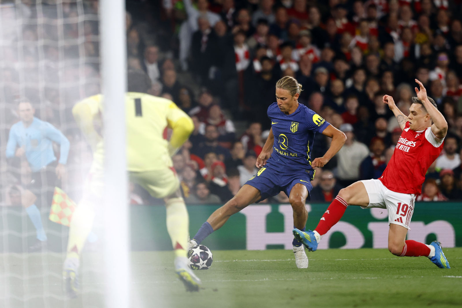 Llorente ante el Arsenal | Fuente (@Atleti)