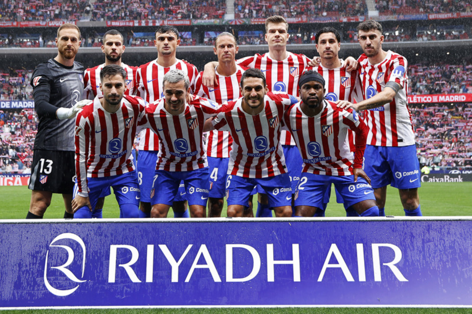 Foto de equipo del Atlético de Madrid - Celta | Fuente (@Atleti)
