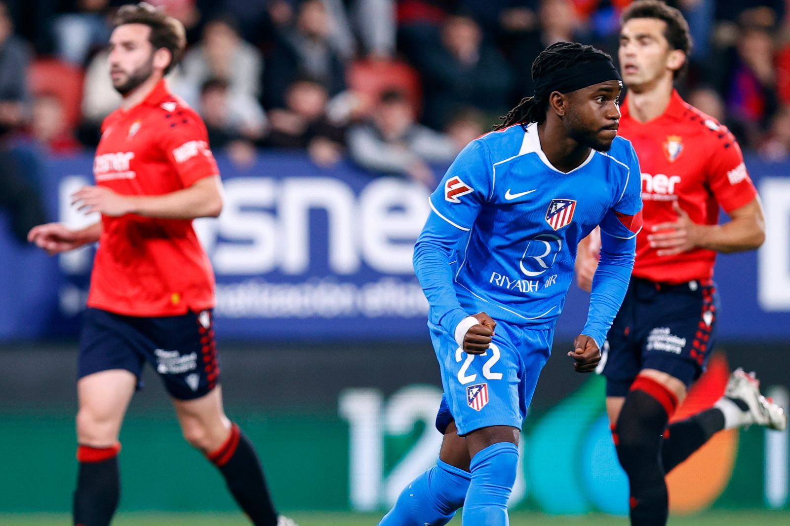 Lookman celebrando un gol | Fuente (@Atleti)