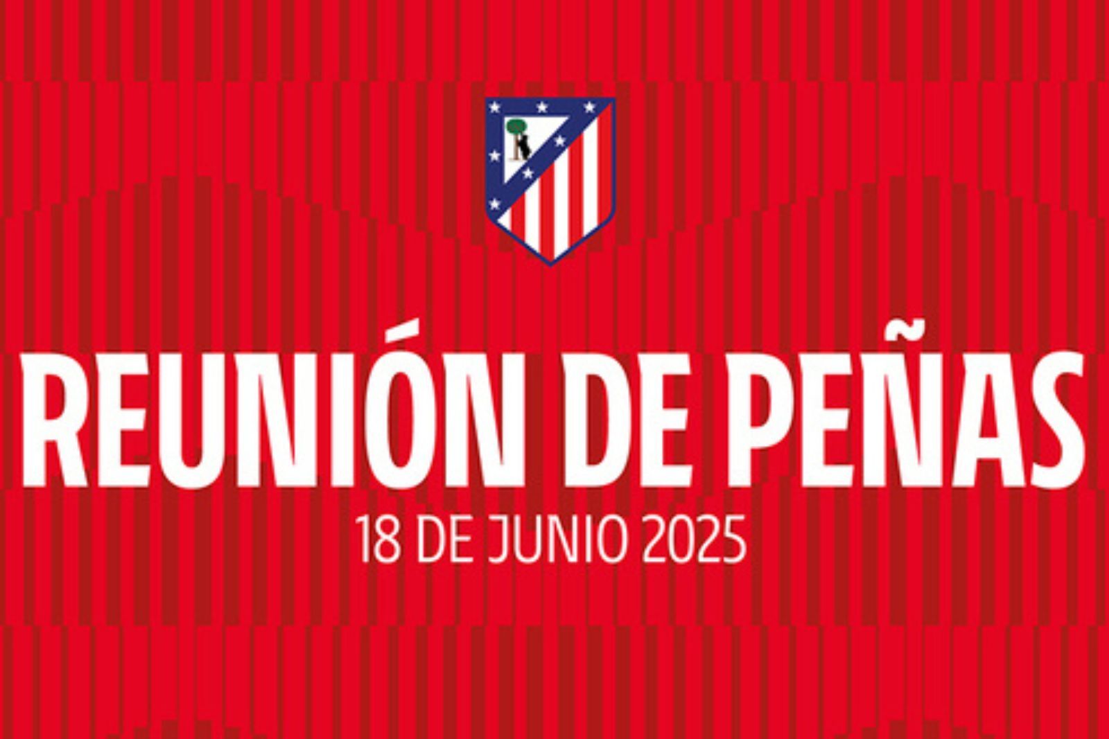 Reunión Anual de Peñas del 2025 |  Fuente (@Atleti)