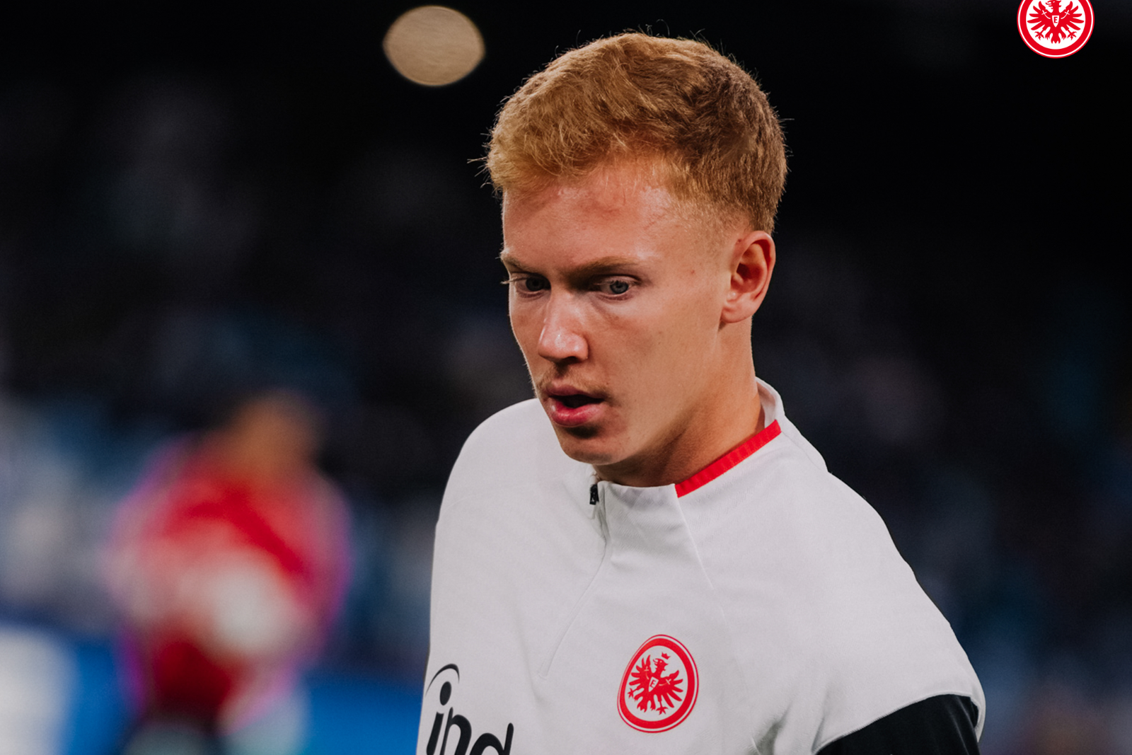 Hugo Larsson con el Eintracht | Fuente (@Eintracht)