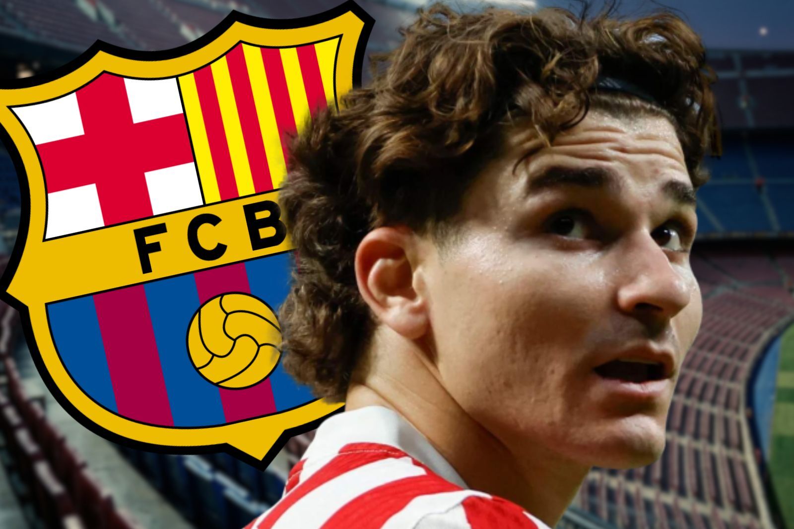 El Barça deja de lado a Julián Alvarez | Fuente (Canva, @Atleti)
