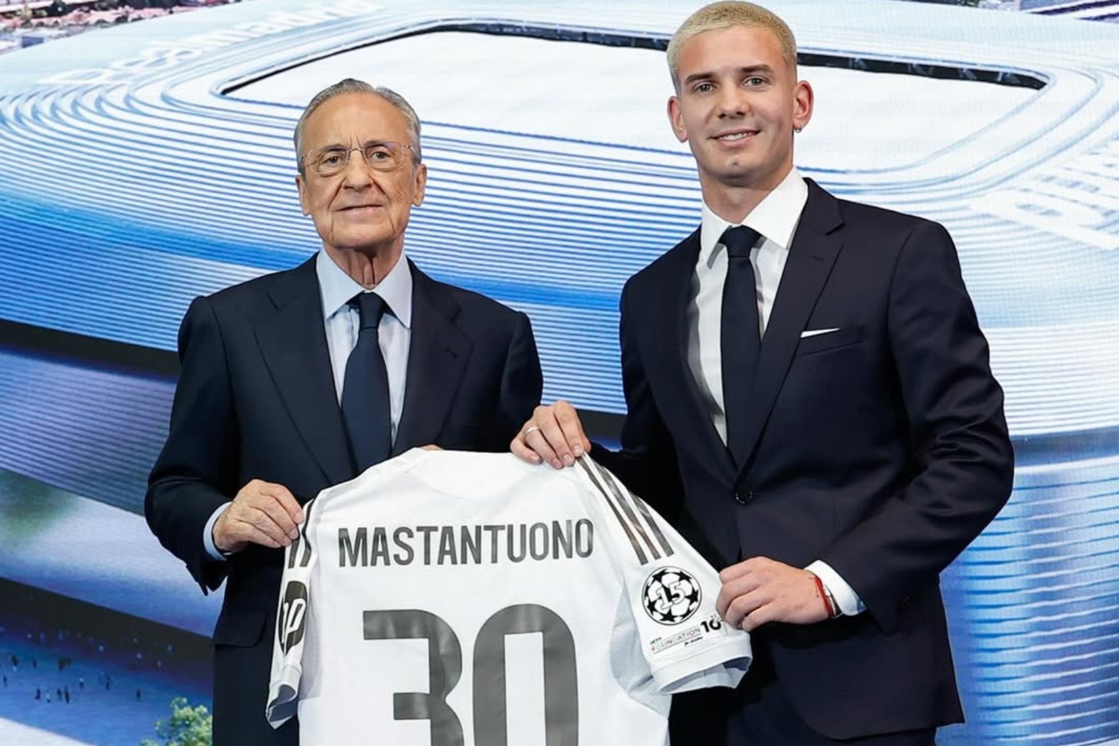 El argentino llegó al Real Madrid en 2025 | Fuente: (@realmadrid)