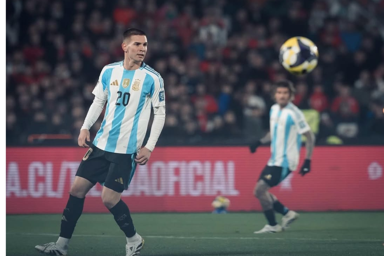 El jugador, pese a debutar con la selección, no irá a la Copa del Mundo | Fuente: (@franco.mastantuono)