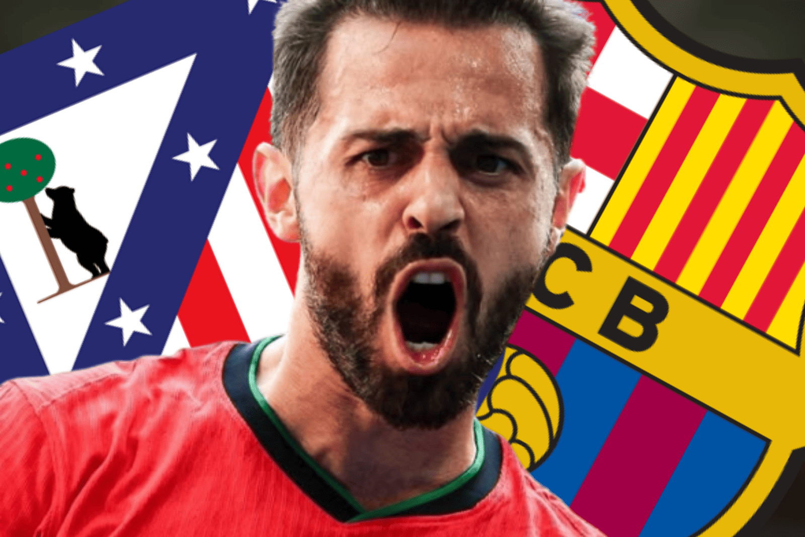 Batalla entre Barça y Atleti por Bernardo Silva | Fuente (@bernardocarvalhosilva, Canva)