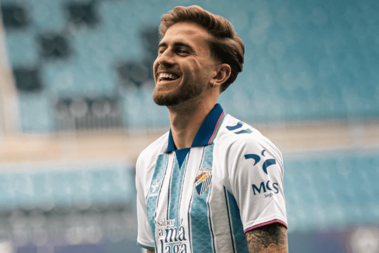 Adrián Niño está protagonizando una gran temporada con el Málaga | Fuente (@adriiinh7)