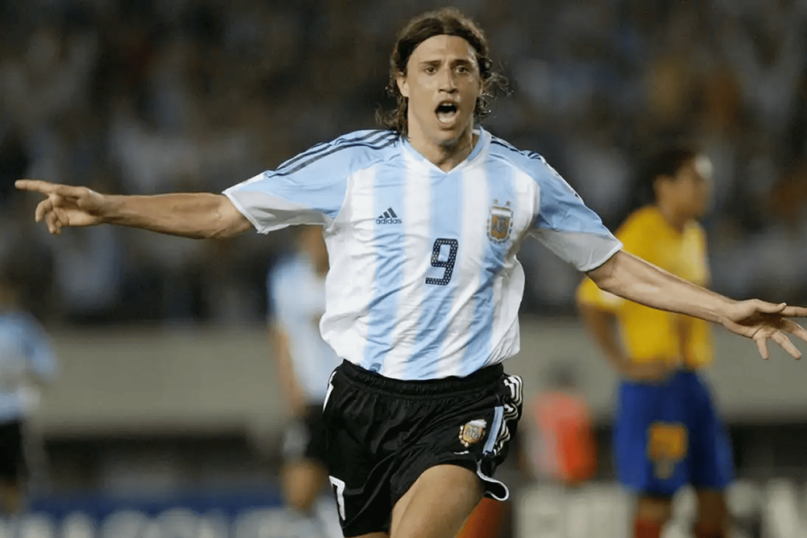 Hernán Crespo, mítico delantero de Argentina | Fuente (X)