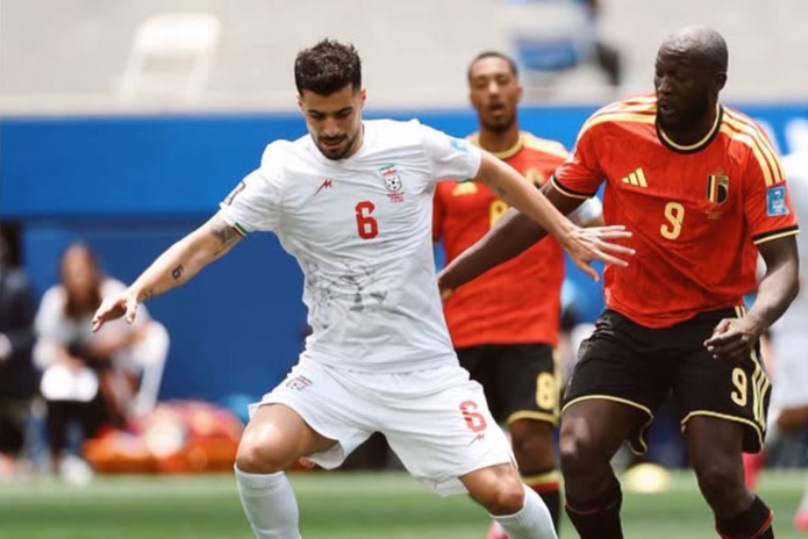 Saeed Ezatolahi ante Bélgica Fuente @Saeed Ezatolahi 6 Canva
