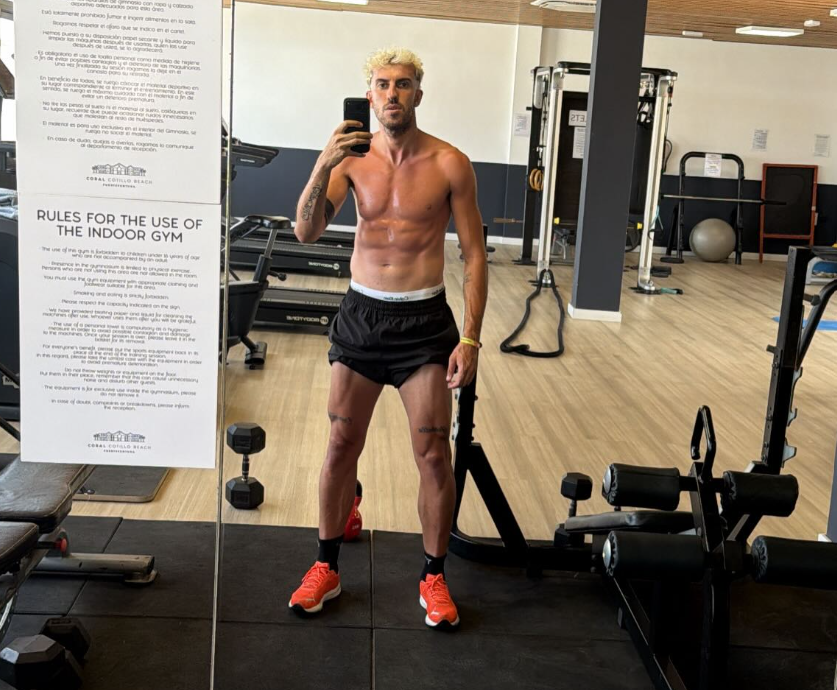 Ruggeri no descuida su preparación durante sus vacaciones en Fuerteventura | Fuente Matteo Ruggeri