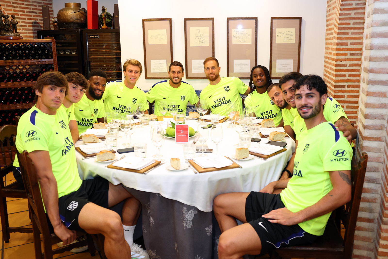 Futbolistas del Atlético de Madrid en la pretemporada | Fuente (@Atleti)